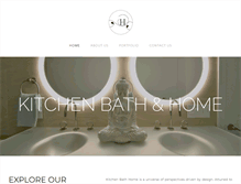 Tablet Screenshot of kitchen-bath-home.com